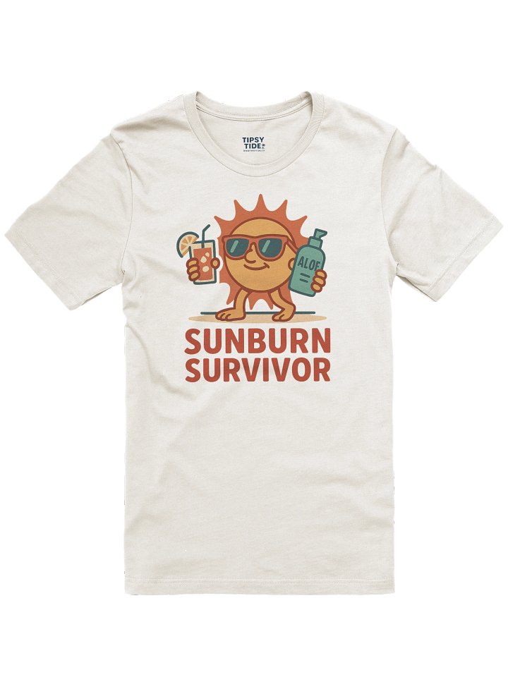 Sunburn Survivor Graphic Tee product image (1)