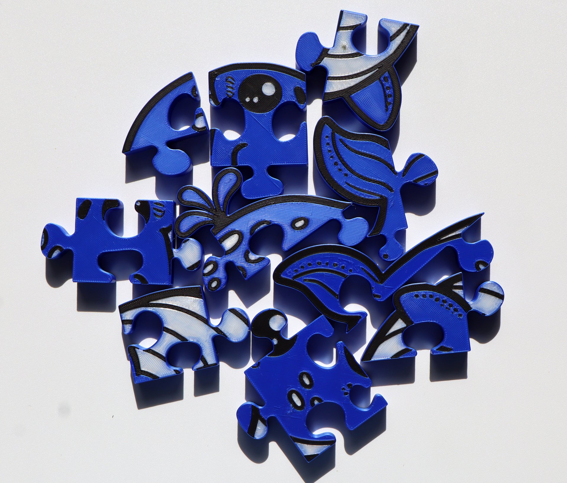 Whale 3D Printed Jigsaw Puzzle – A Splash of Ocean Fun in Every Piece! product image (2)