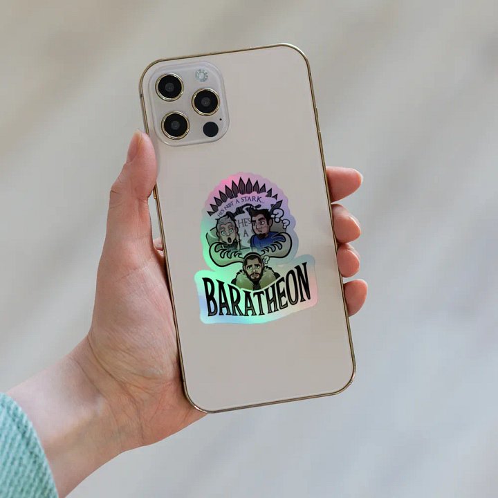 He's a Baratheon Holographic Sticker Set product image (2)
