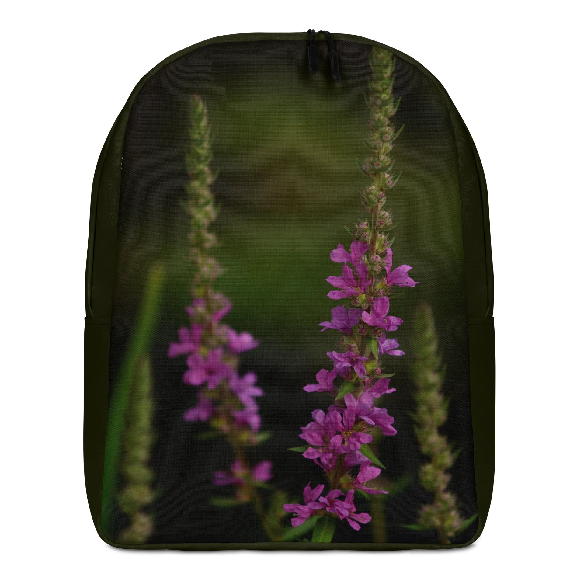 Design-backpack - Purple blossoms against a dark background (Dark Design) product image (3)
