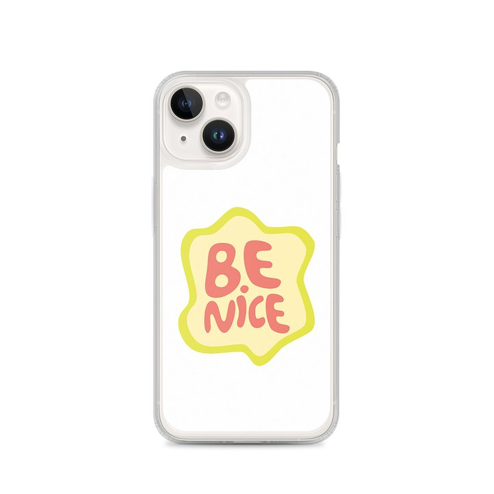 Be Nice Yellow Badge MagSafe iPhone Case product image (4)