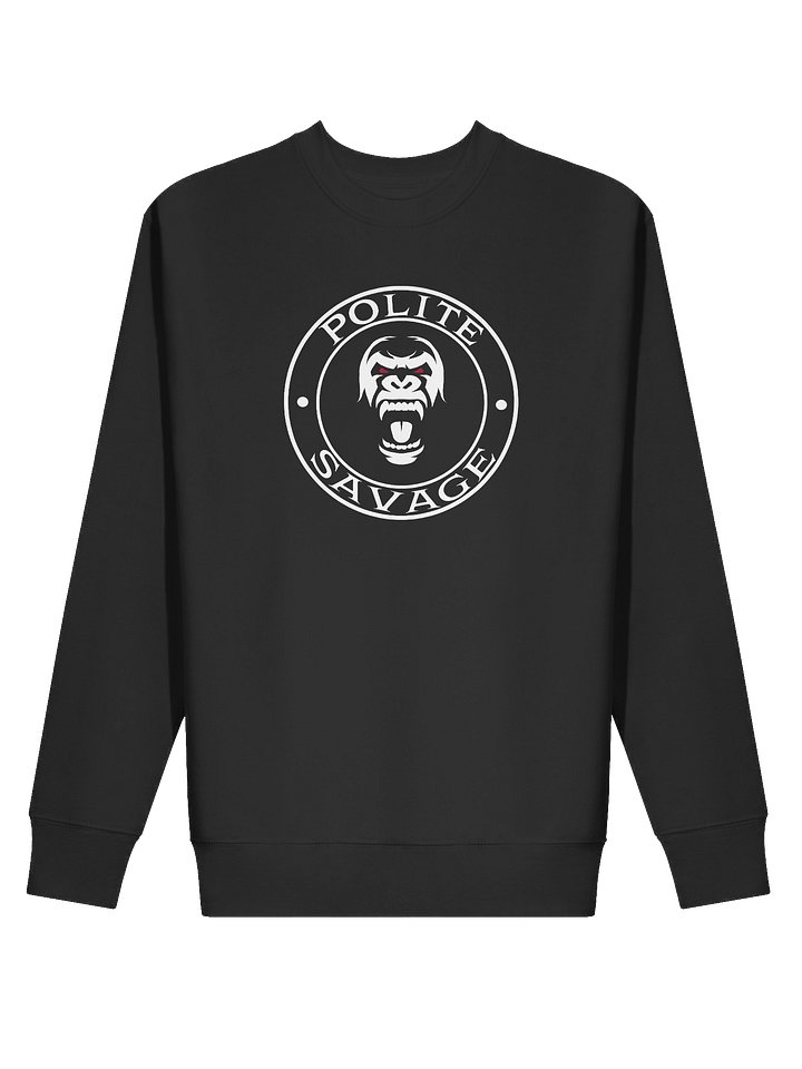 Mad Gorilla Logo- Polite Savage Crewneck Sweater product image (2)