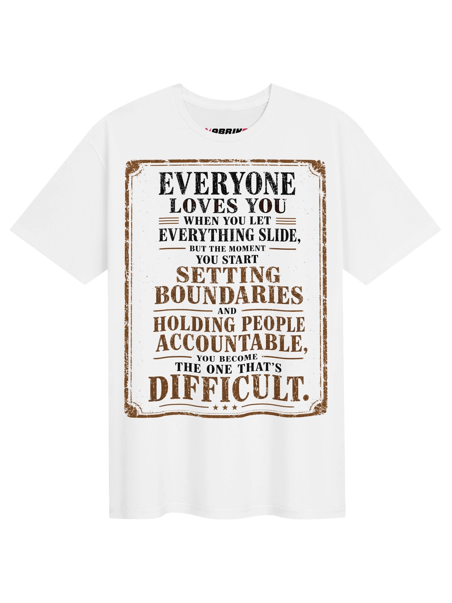 Setting Boundaries Funny Self Worth T-Shirt product image (1)