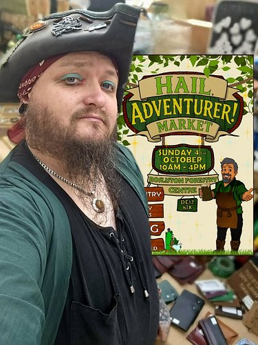 Next up, I'm hosting my own shindig in the forest!

The Hail, Adventurer! Market comes to Rosliston Forestry Centre on Sunday...