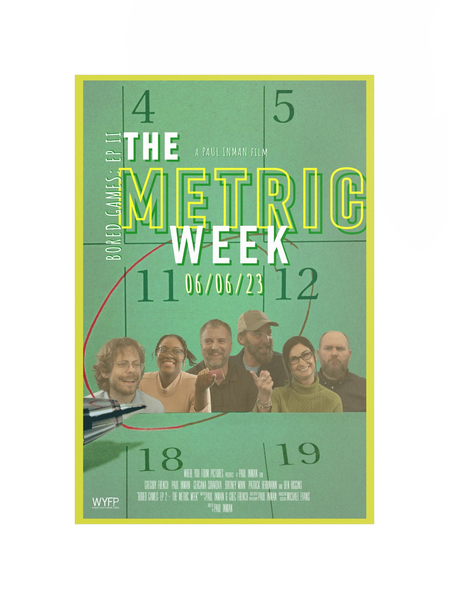 Bored Games: The Metric Week - Official Poster product image (1)