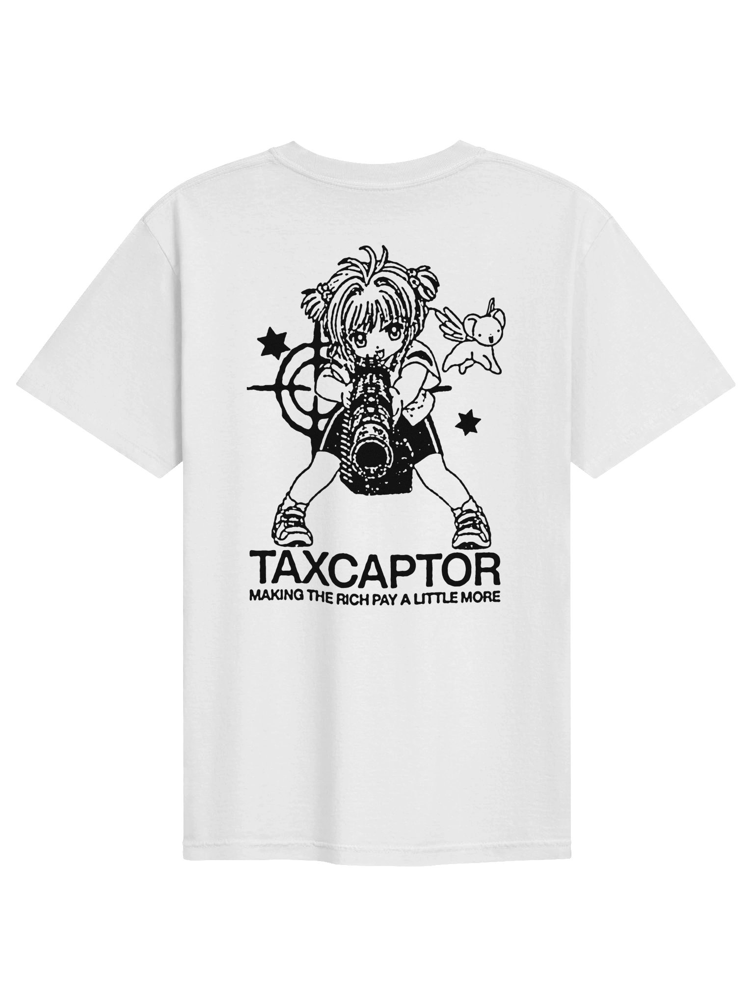 TAXCAPTOR! T-shirt. white vers. product image (2)