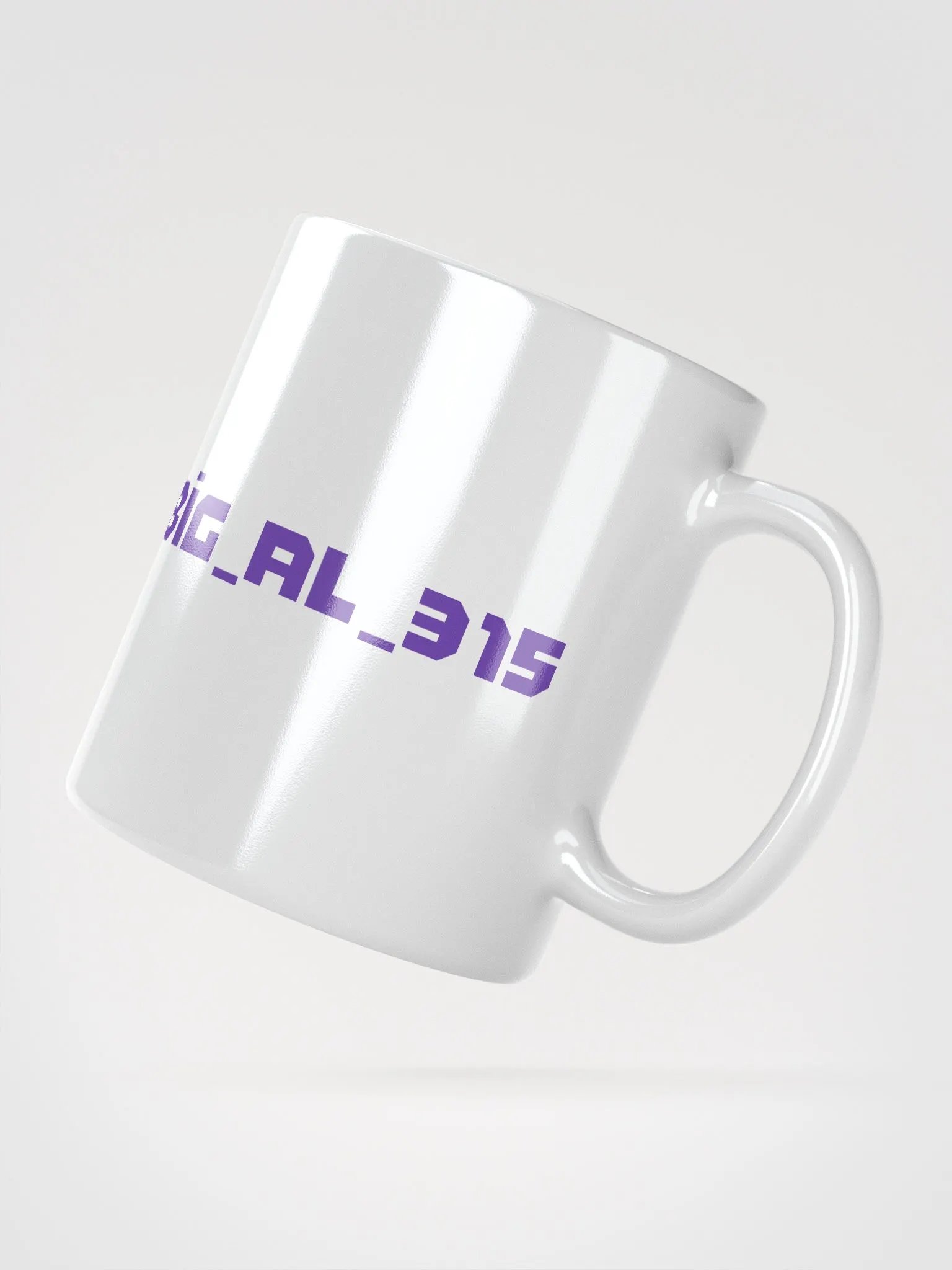 BIG_AL_315 White Glossy Mug product image (3)