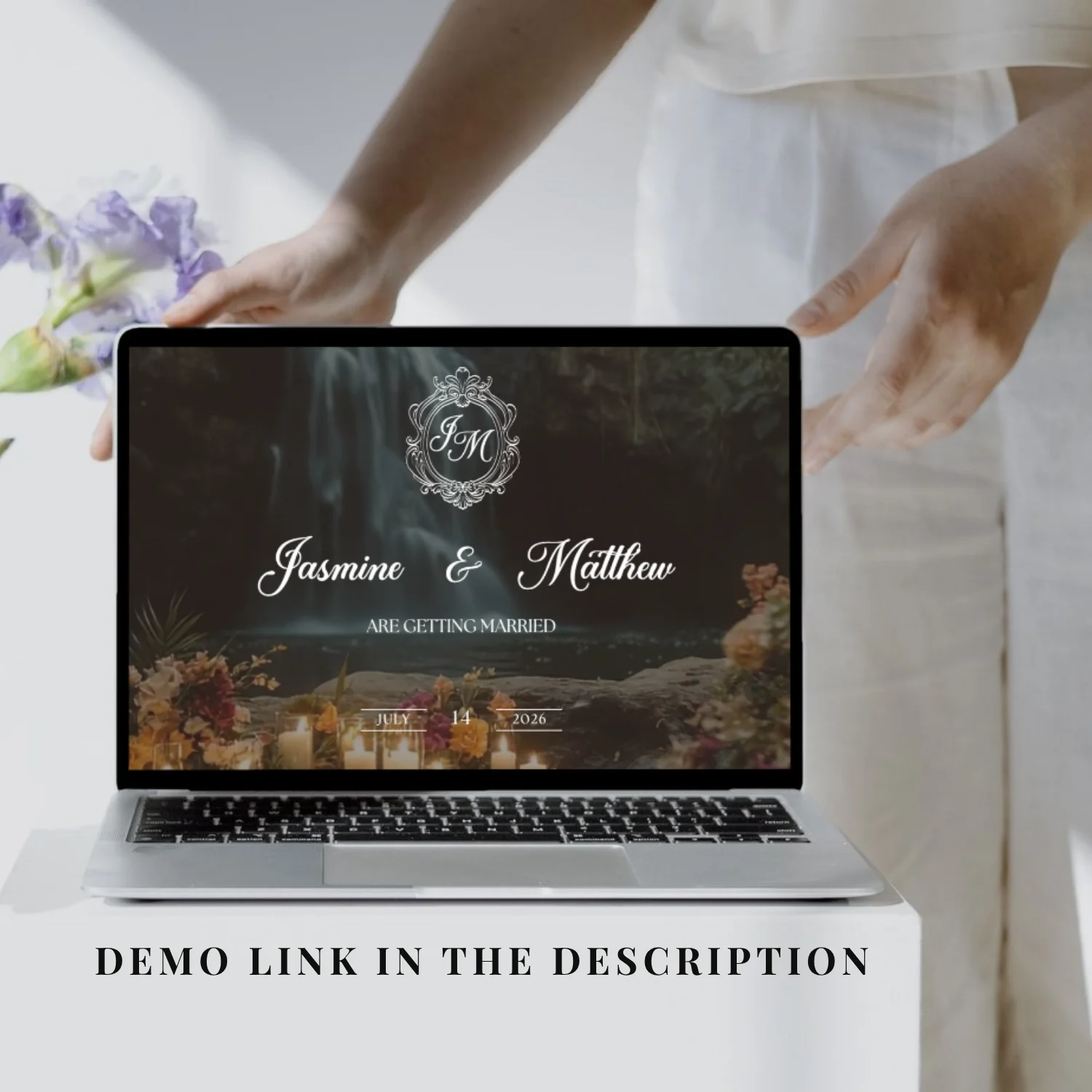 Wedding Website Template Canva | Vintage Wedding | Editable RSVP Site | Digital Invitation Website | Elegant Wedding Design product image (10)
