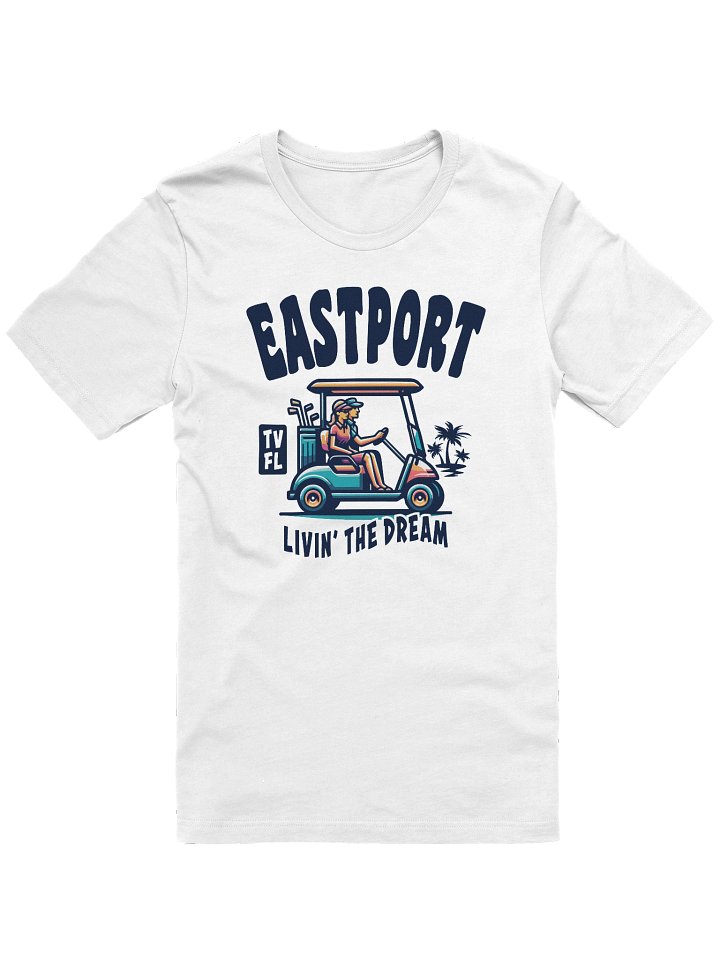 Eastport TV Florida USA Fun Golf Cart Design T-shirt product image (1)