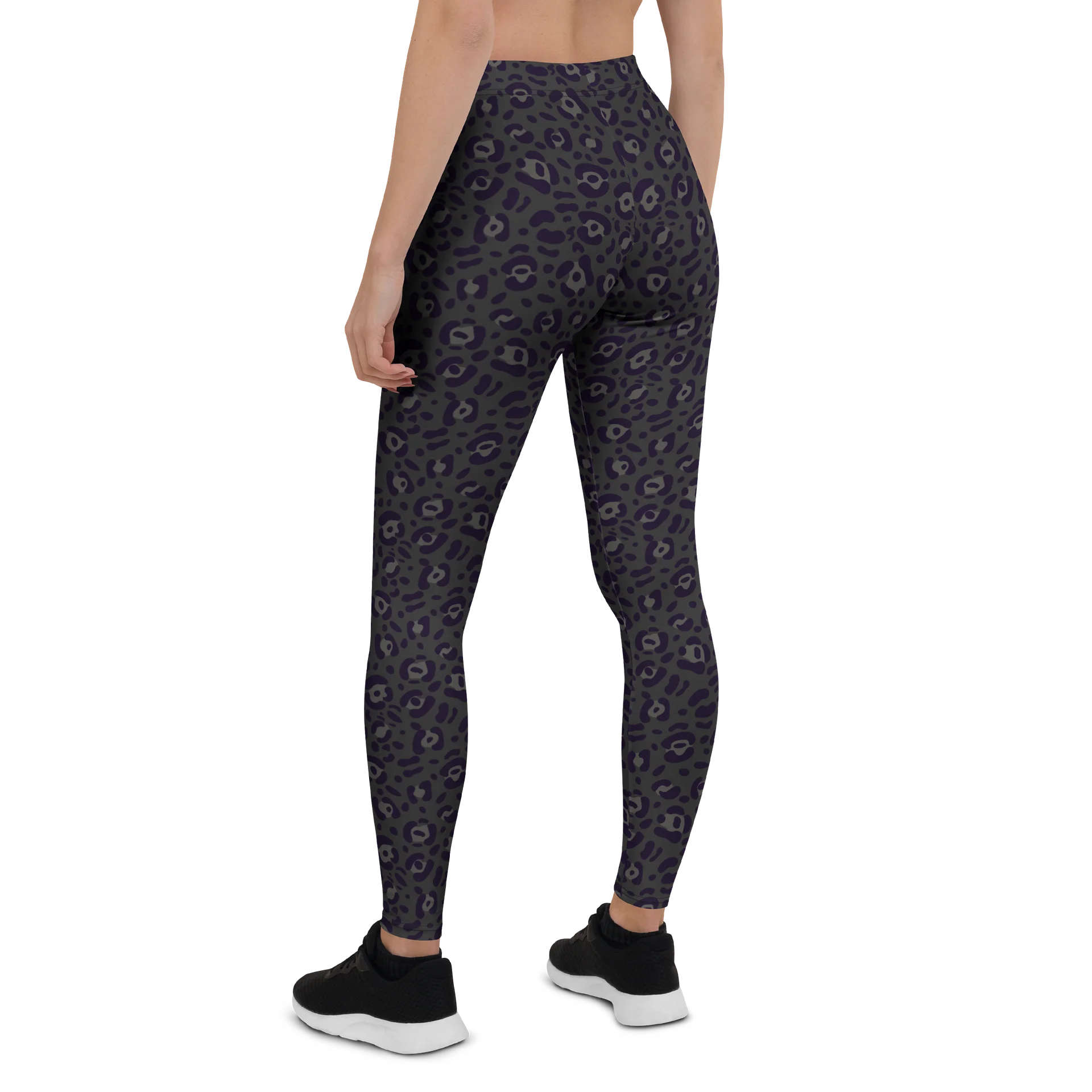 Comfortable Leggings with Bold Black Leopard Print product image (2)