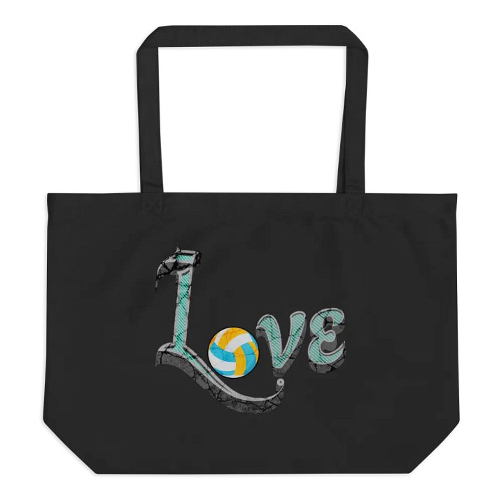 Love Volleyball Textured Tote product image (1)