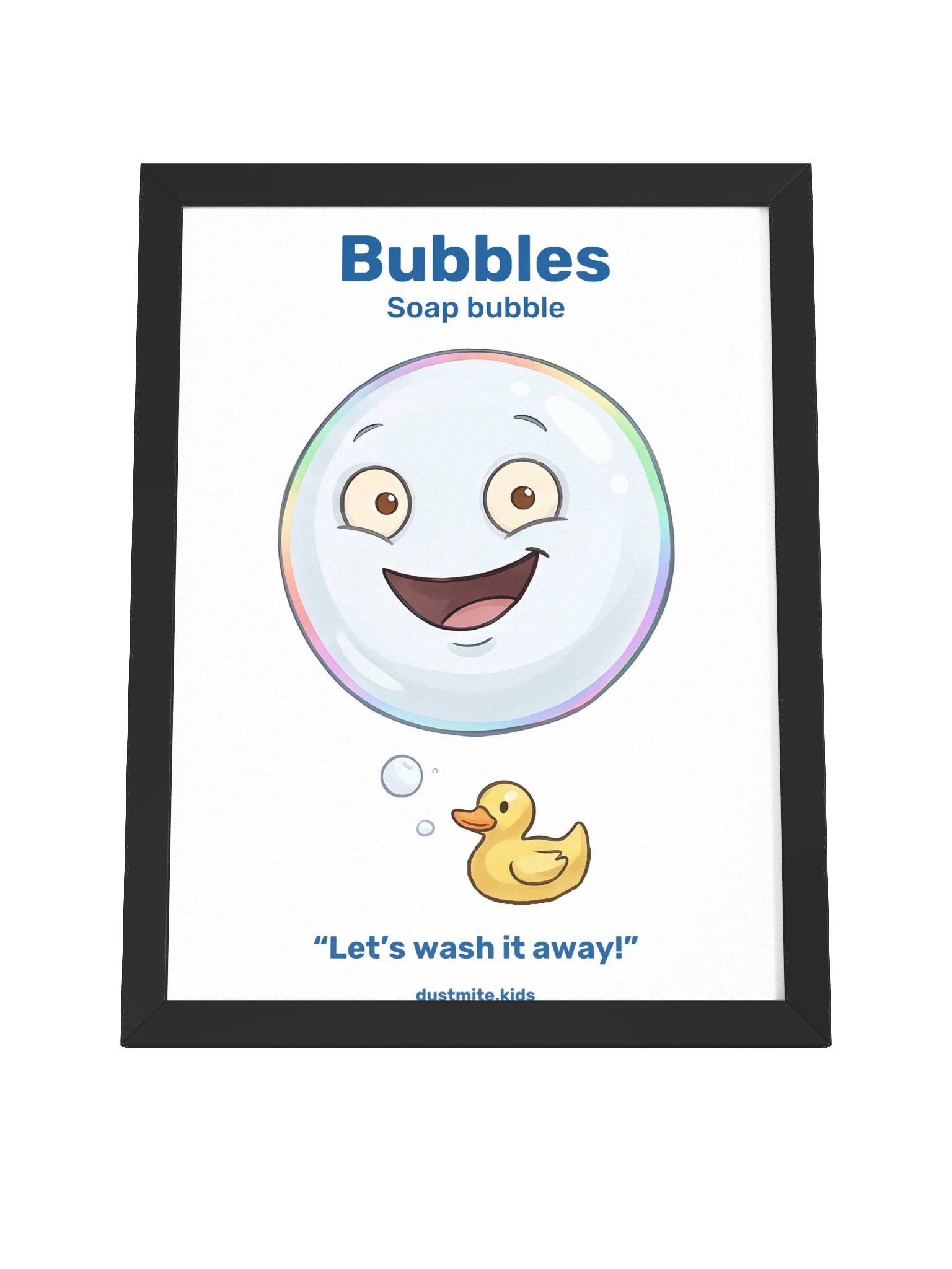 Bubbles Framed Poster product image (22)
