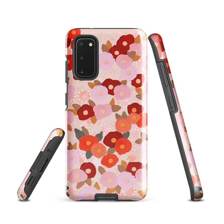 SUMMER FLOWER PINK RED DOTS product image (1)