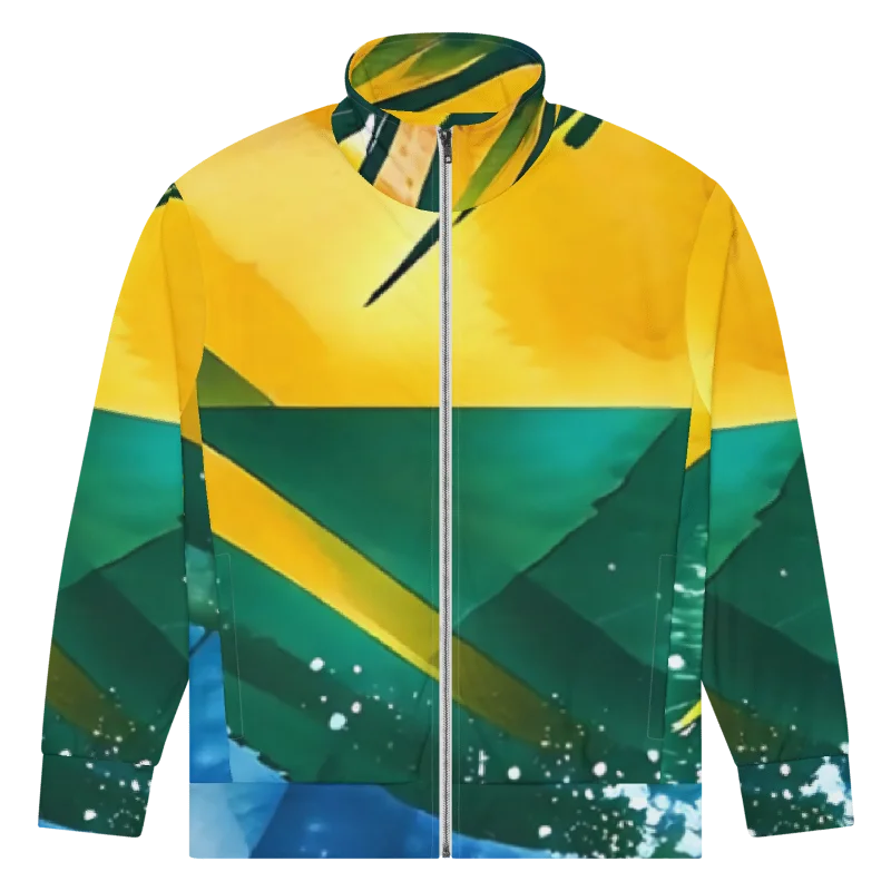 Abstract Diplomat Print - SVG - Caribbean Apples | Unisex Track Jacket product image (3)