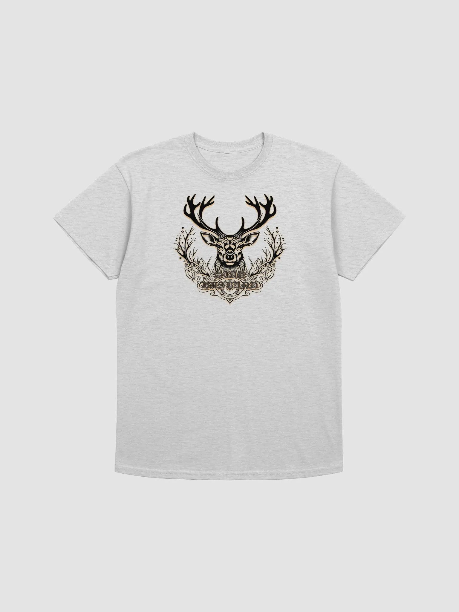 Stag Husband Black and Gold Design T-shirt product image (4)