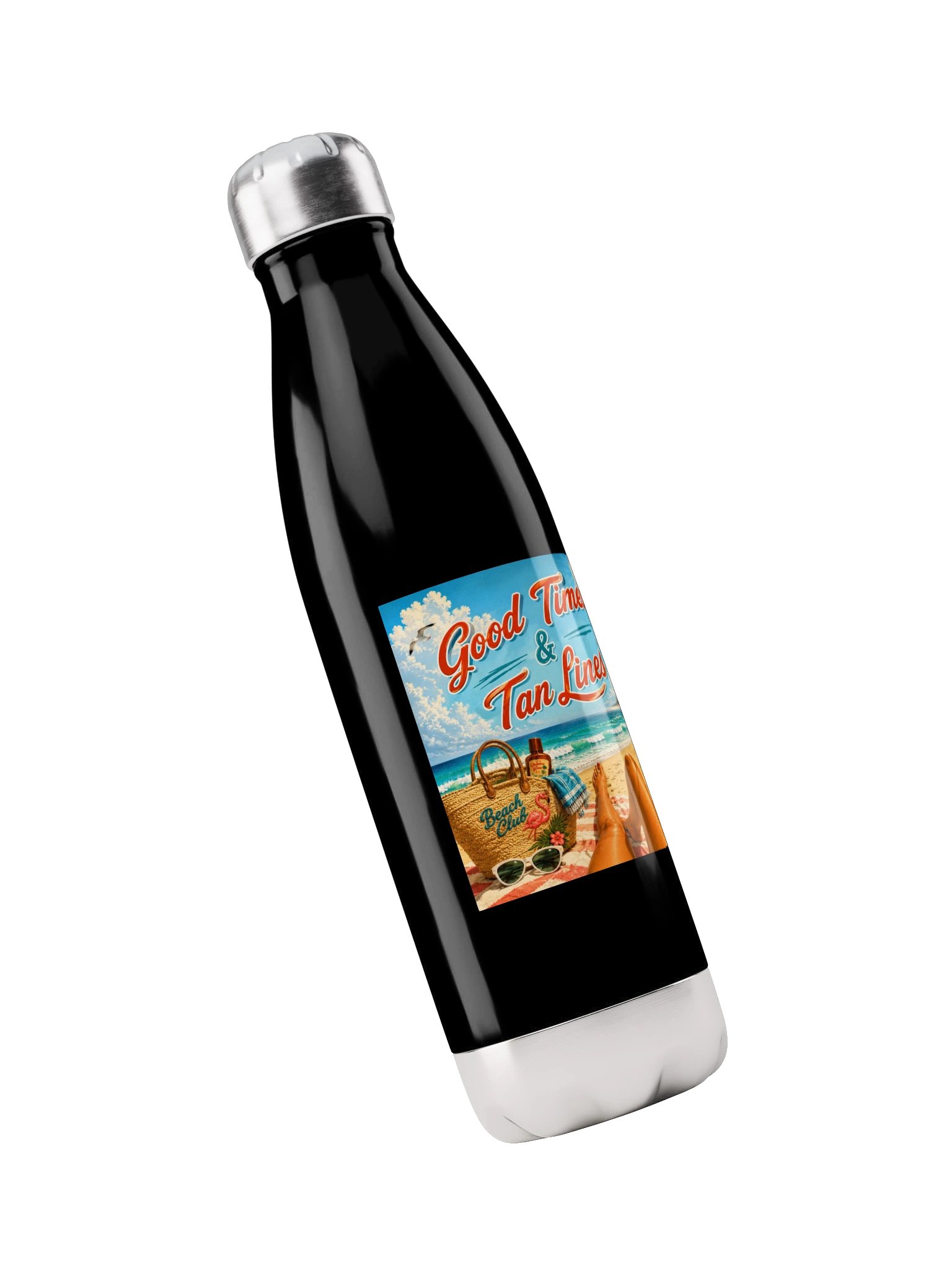 Atomic Vacation Club™ Good Times & Tan Lines Stainless Steel Water Bottle product image (5)