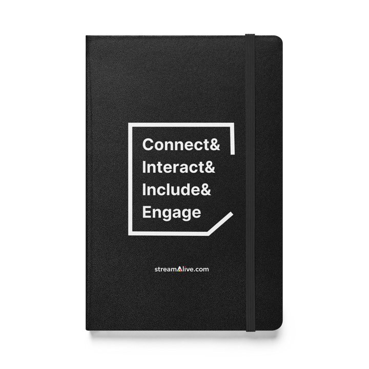StreamAlive Hard Cover Notebook product image (1)