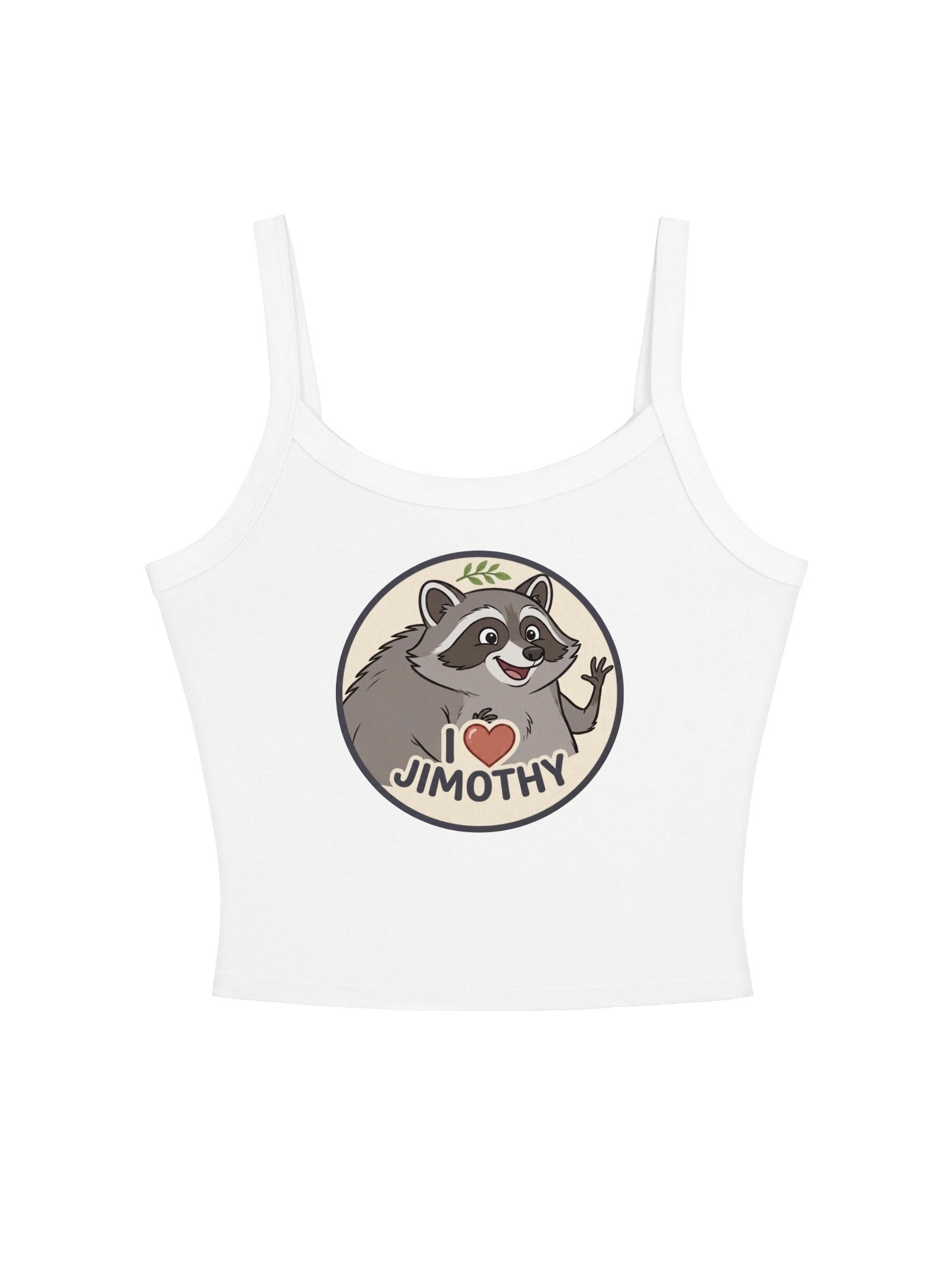 I Love Jimothy Women's Micro-Rib Tank Top product image (2)