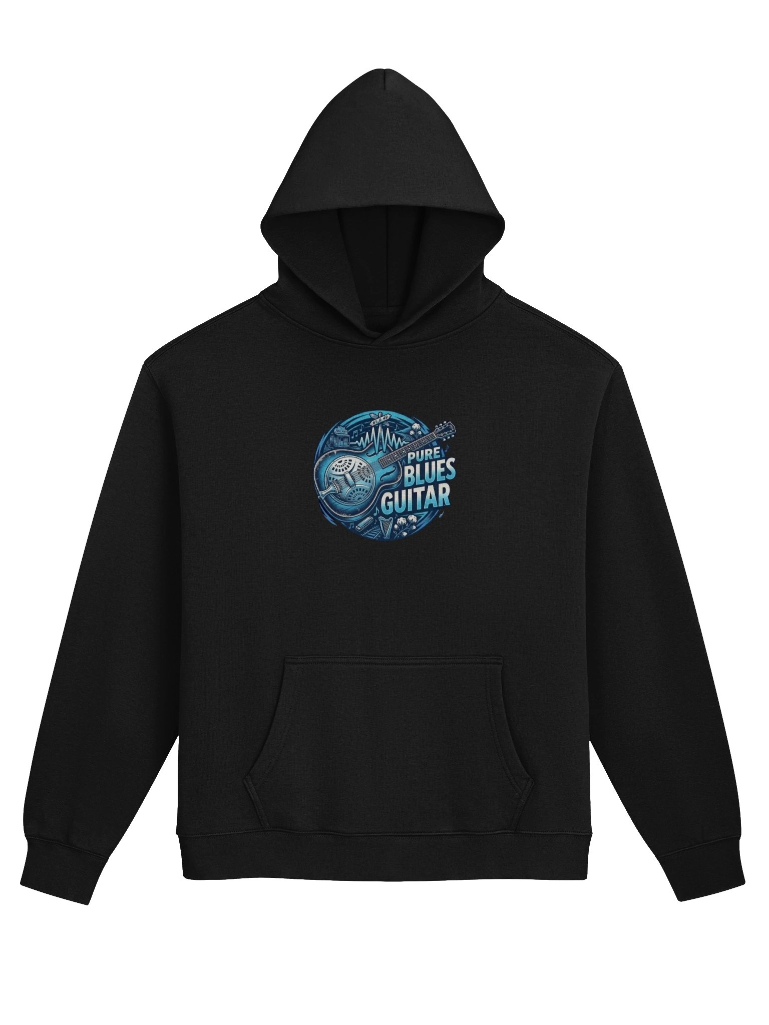 Pure Blues Guitar - Premium Heritage Hoodie product image (1)