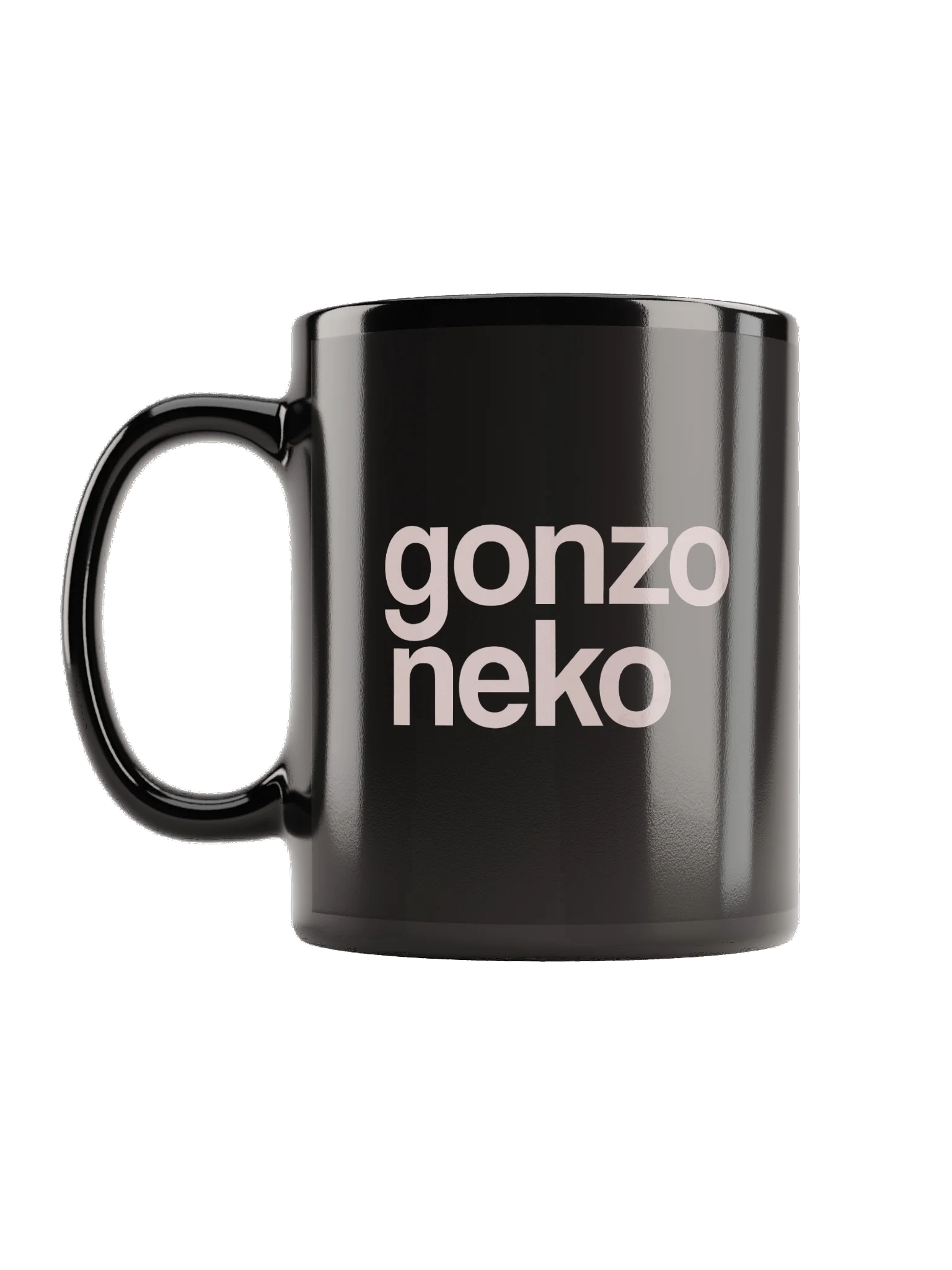 gonzo neko_Black Glossy Mug product image (2)