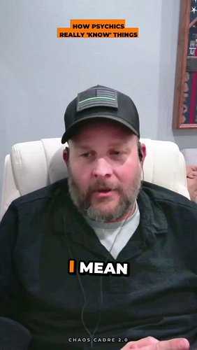 Ken's theory on psychic mediums: they read your face and get lucky. 'You have a brother trying to reach you.' 'I'm an only ch...