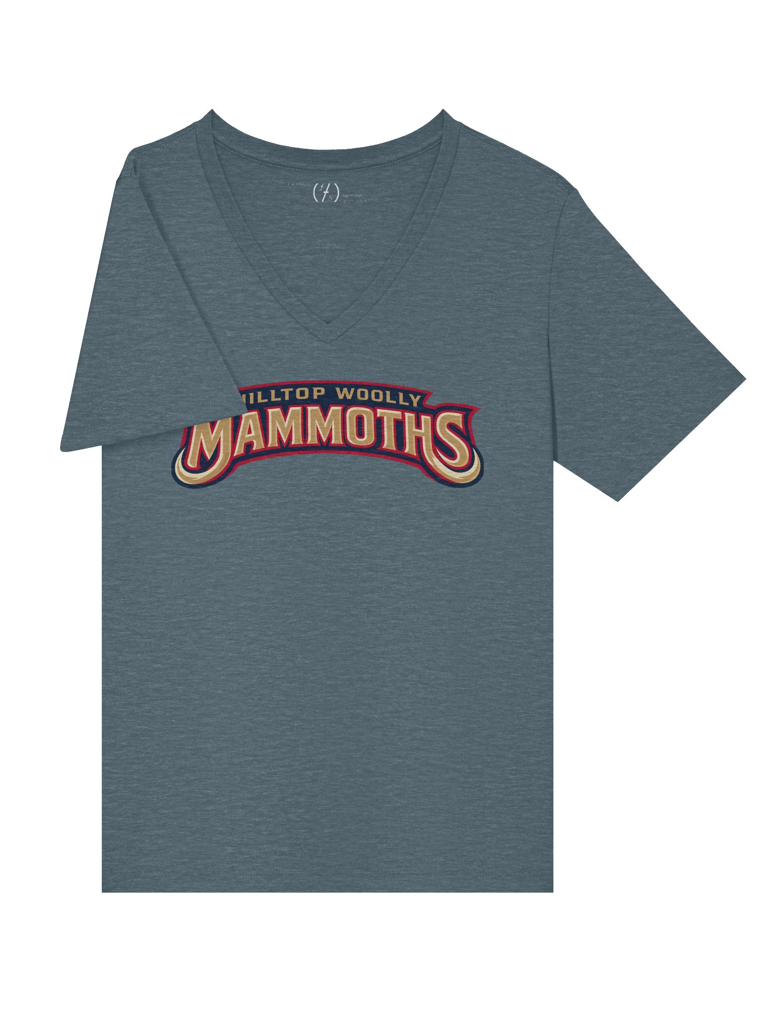 Hilltop Woolly Mammoths (Woolly’s) Women's V-Neck T-Shirt product image (6)