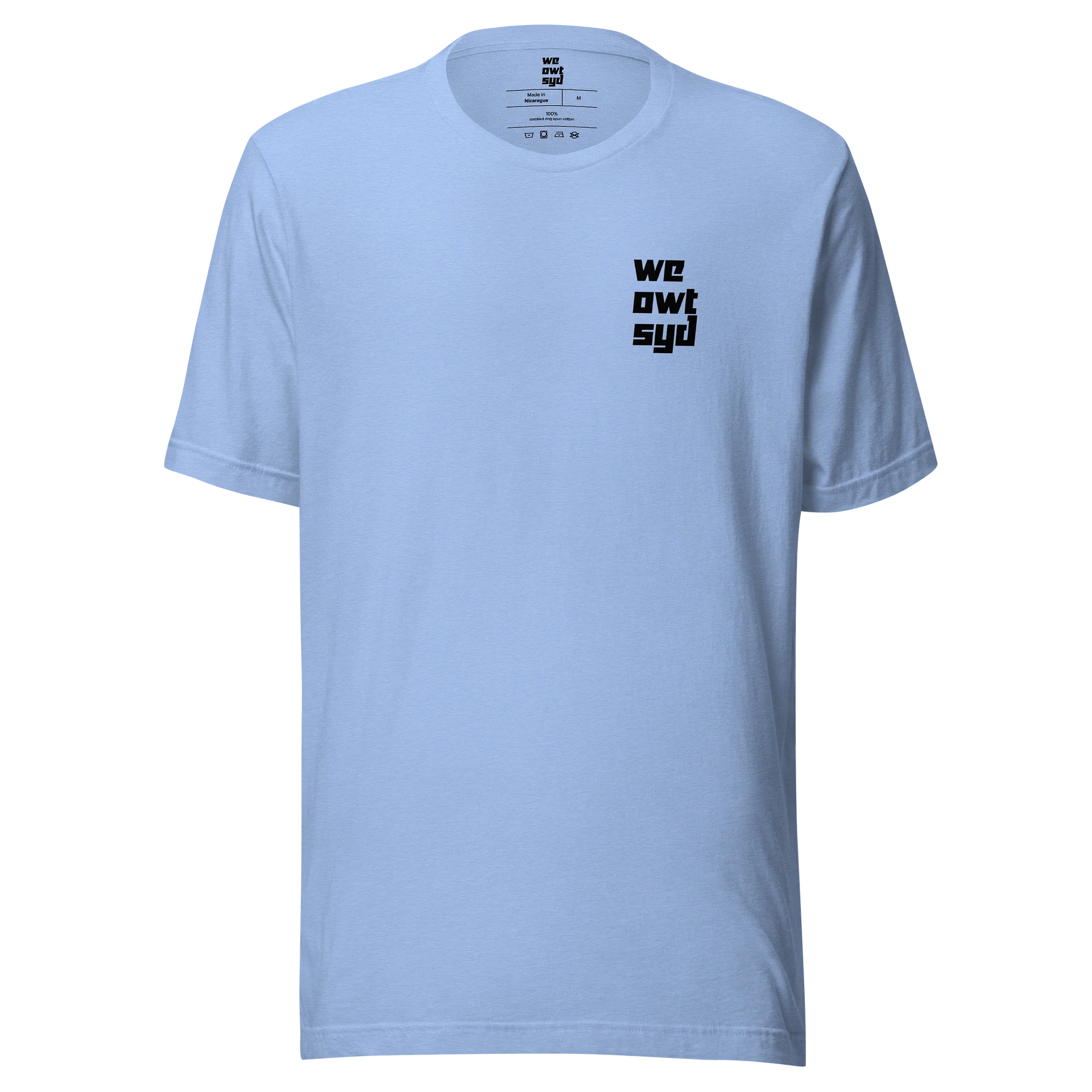 WeOwtsyd Premium T-Shirt - Chest Logo - Carolina Blue product image (4)