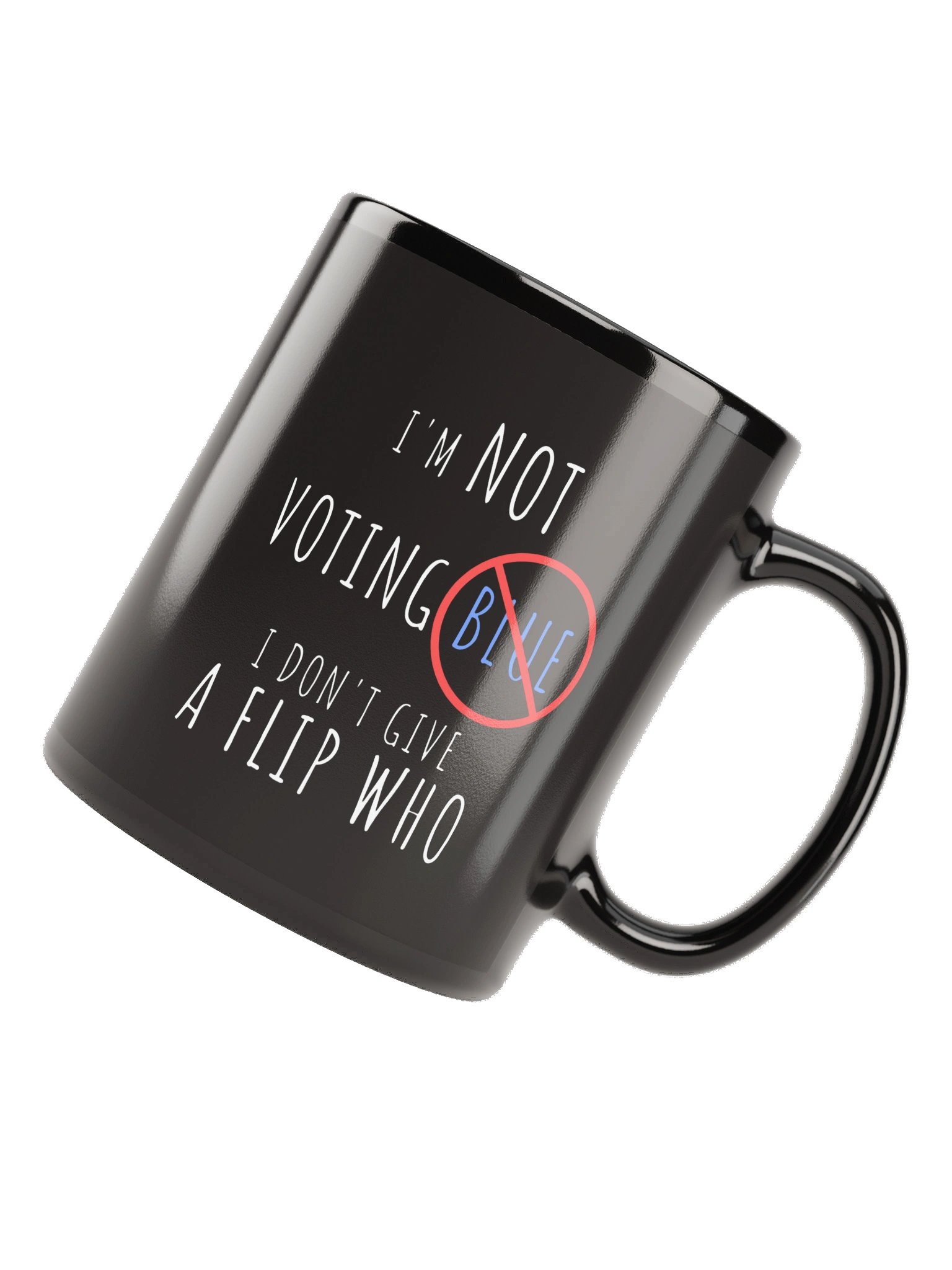 The Not Voting Blue Mug - Black product image (12)