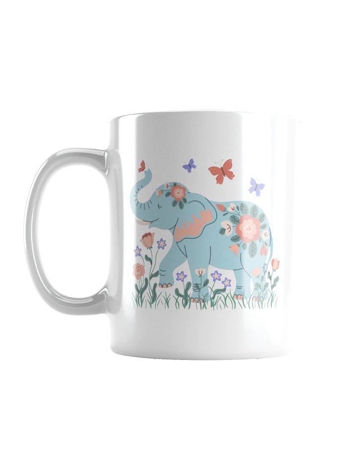 Gentle Elephant Meadow Coffee Mug product image (1)