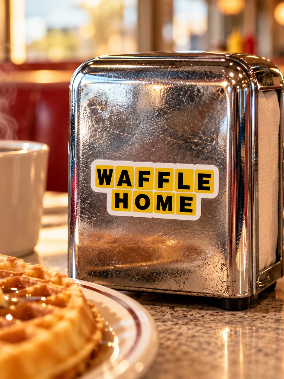 Waffle Home Sticker product image (1)