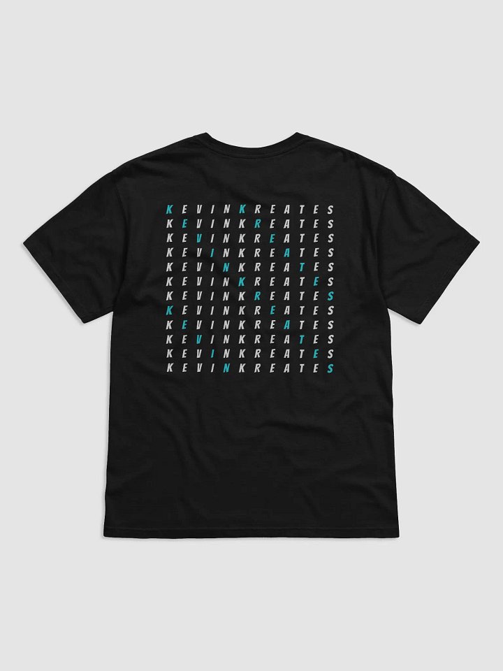 Kevin Kreates Cross-Word Tee (White On Black) product image (1)