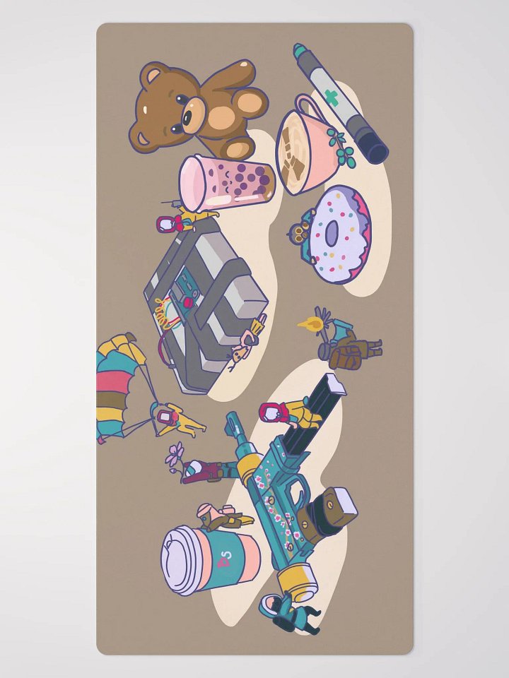 Rust Hazzy Chibi Mouse Pad - Brown product image (2)