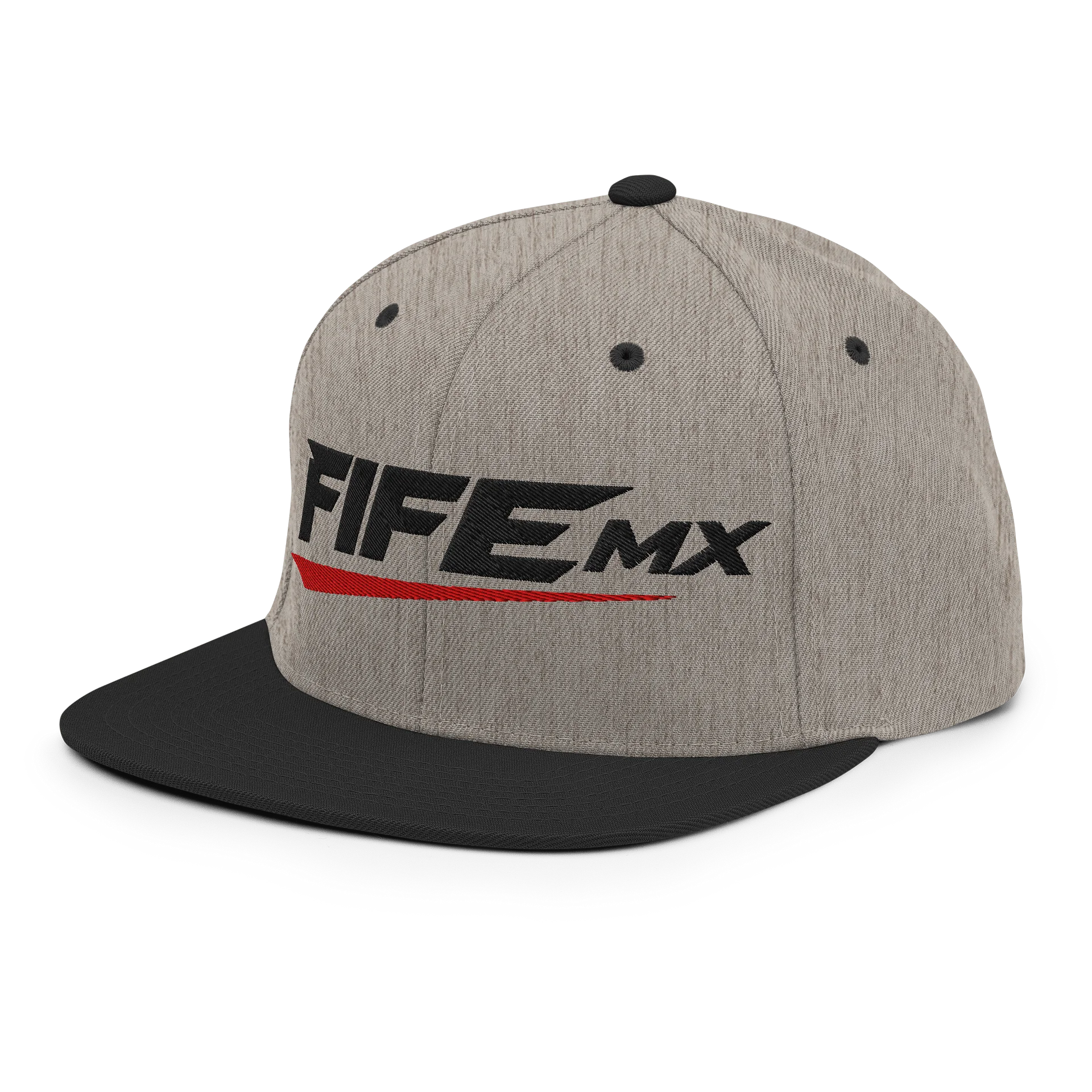 FifeMX 3D Stitch Snapback – Black Logo product image (15)