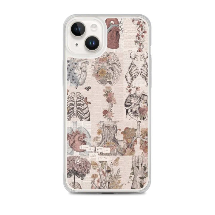Anatomy in Bloom iPhone Case product image (1)