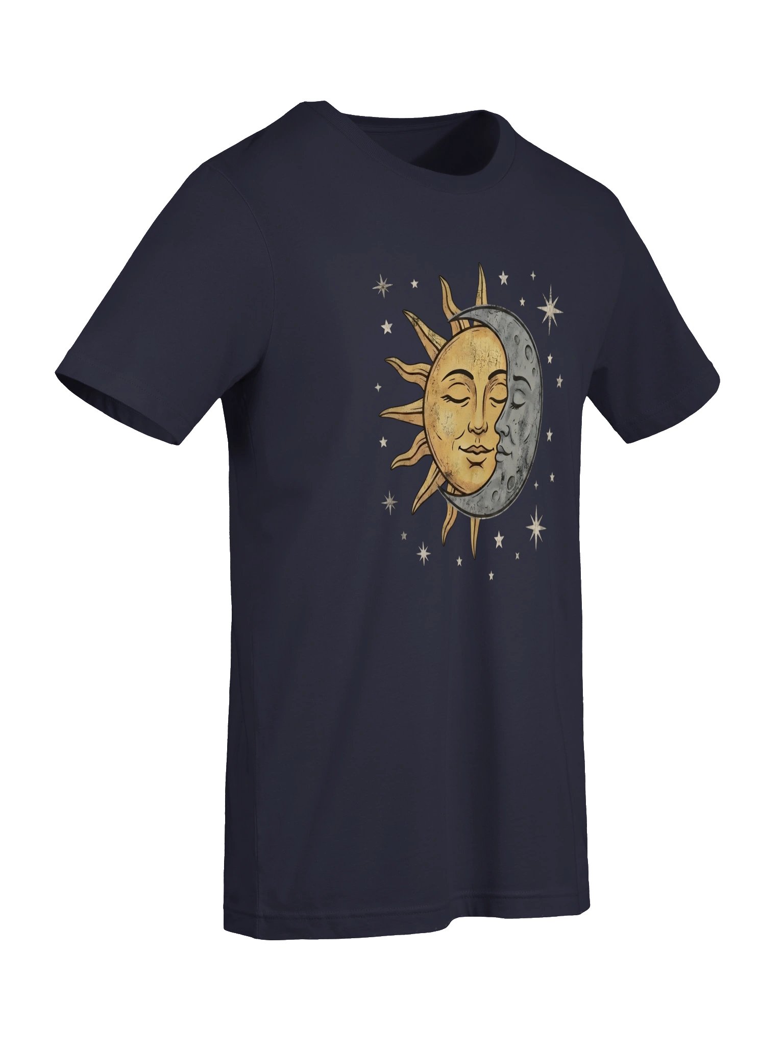 Camiseta Vintage Sol y Luna para Mujer | Camiseta Gráfica Boho Celestial product image (8)