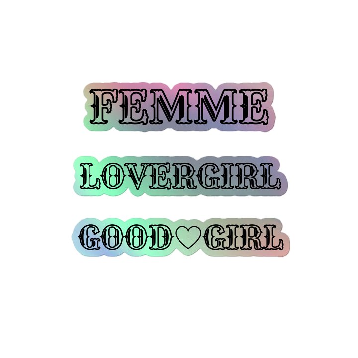GOOD GIRL FEMME STICKERS product image (2)