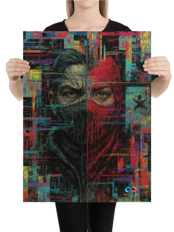LIMITED EDITION - CINEMATIC ART POSTER – DYSTOPIAN GLITCH #005 product image (2)