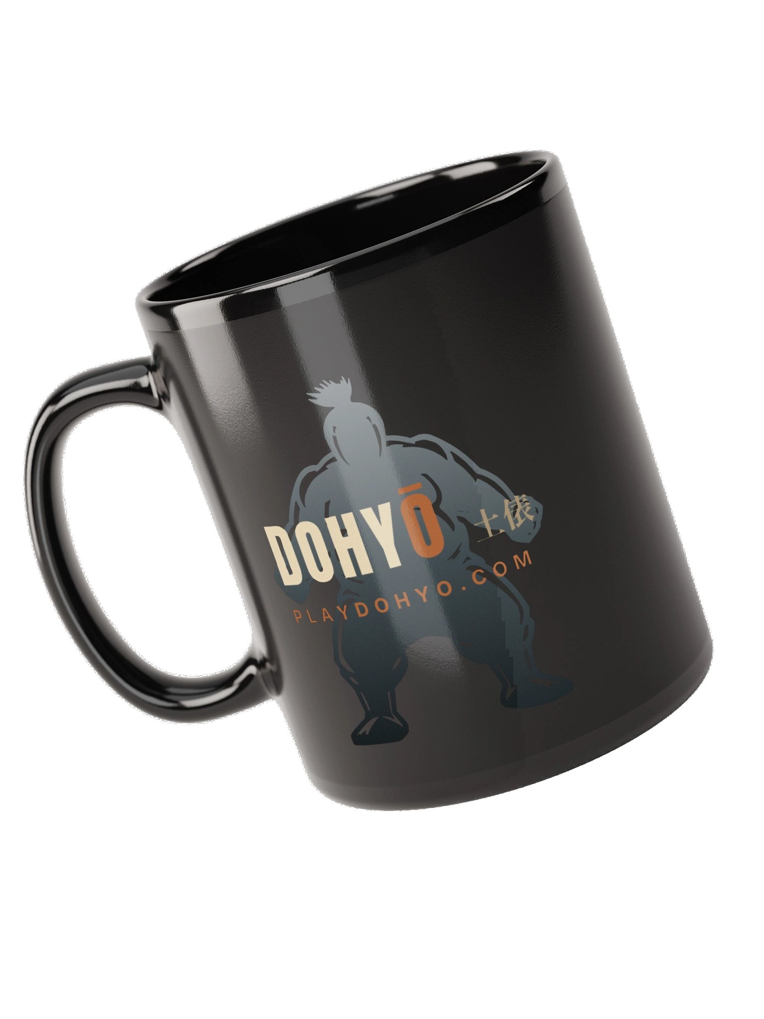 DOHYŌ Mug — Black Glossy product image (5)
