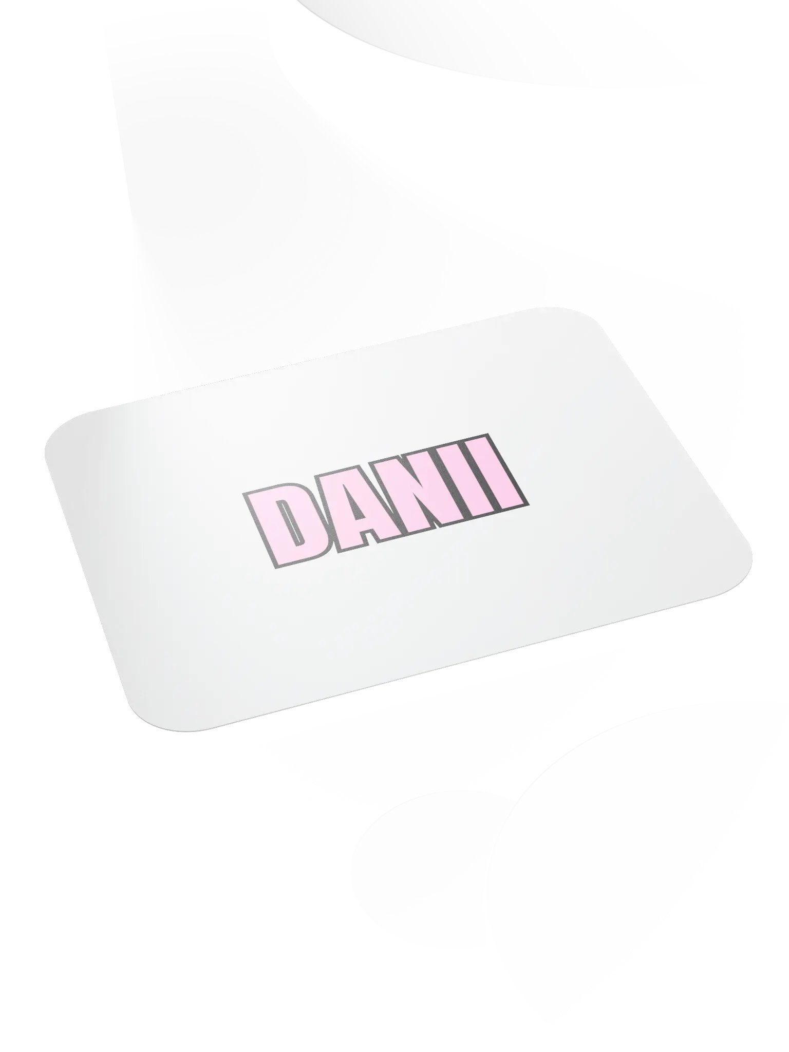 DANII PINK BLACK MOUSE PAD product image (4)