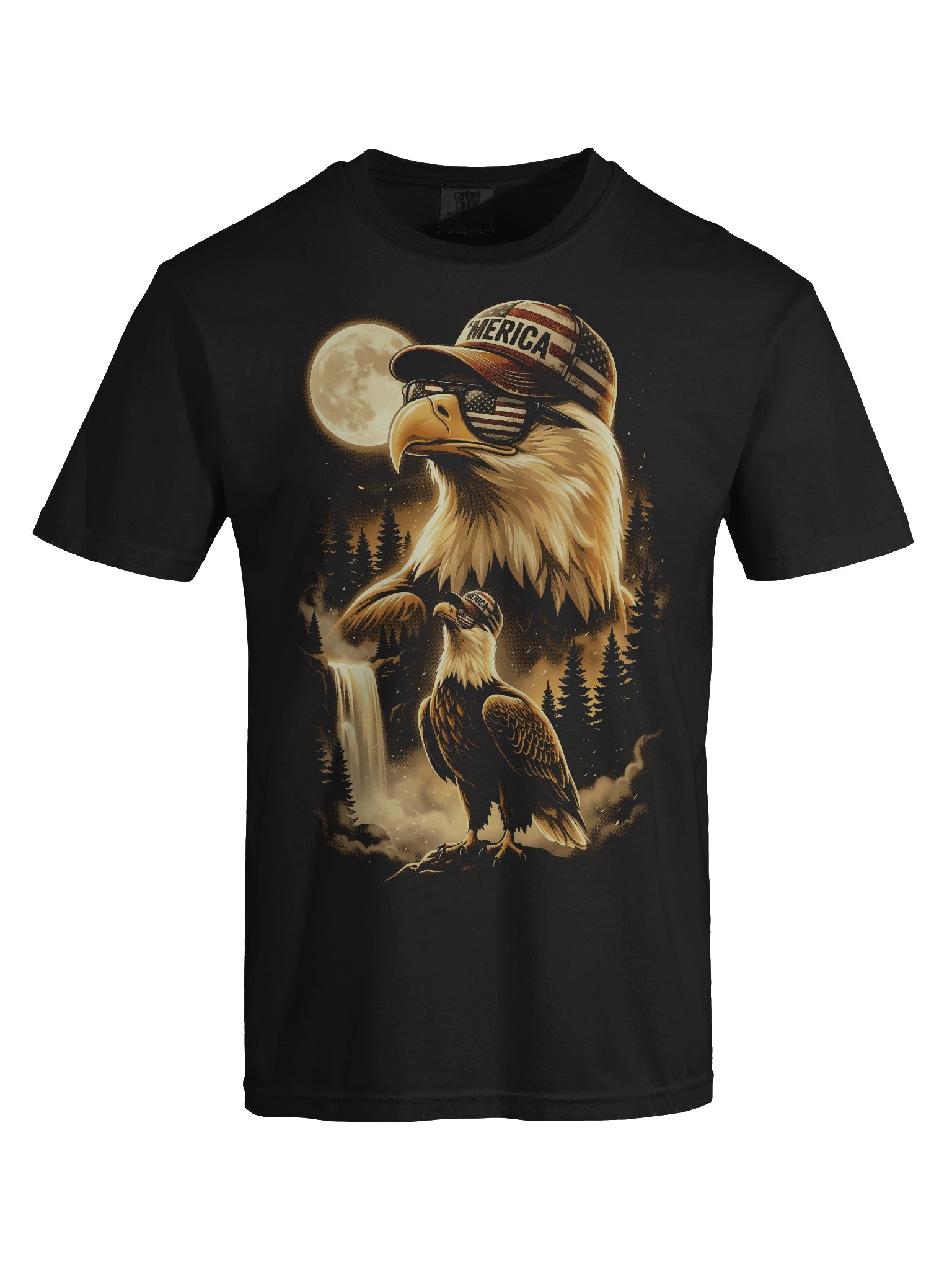 Artemis II Moon Mission T-Shirt – 250 Years America Tee, Patriotic Space Graphic Shirt product image (11)