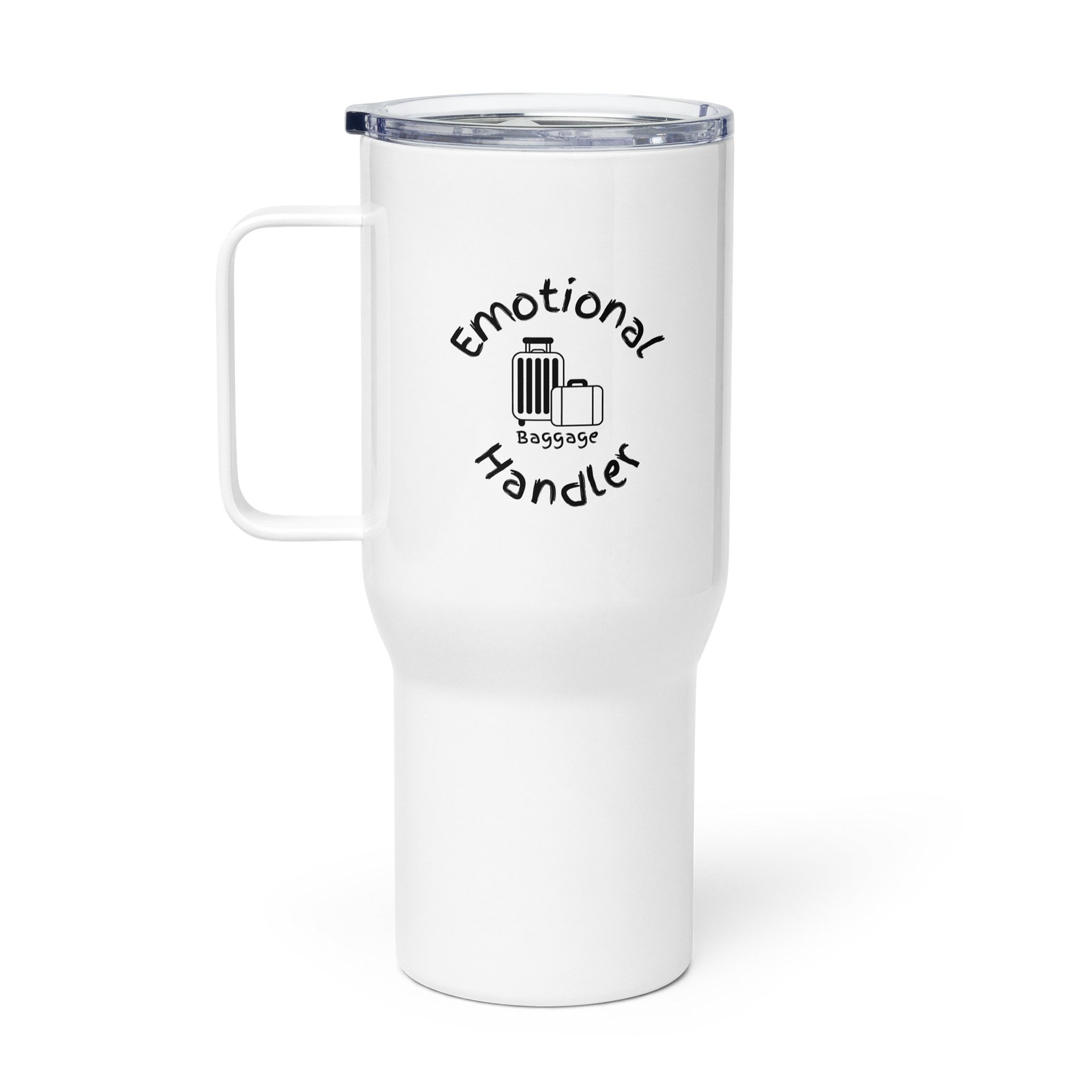 Emotional Baggage Handler 25 oz or 40oz Tumbler-White and Black product image (1)