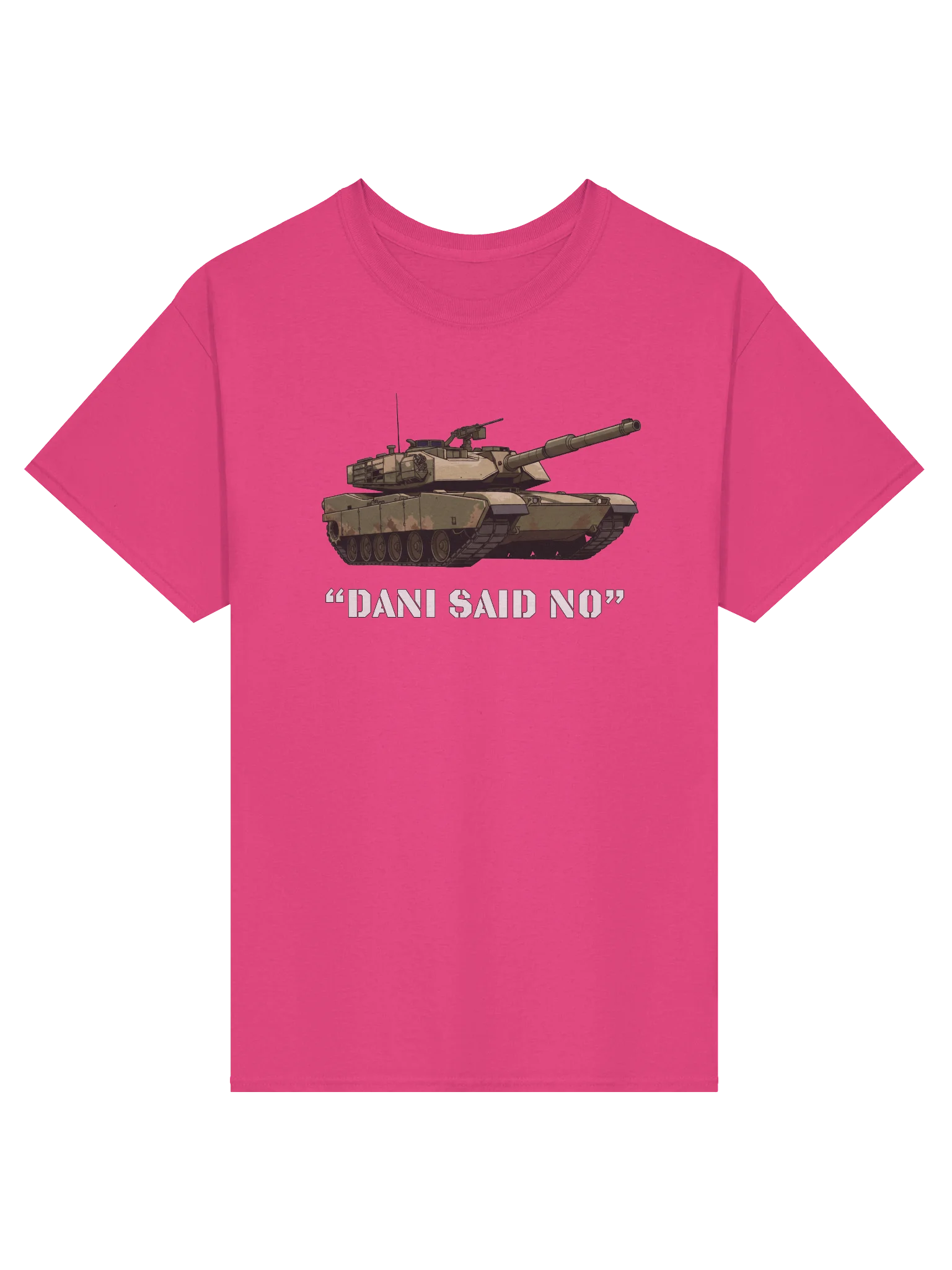 DANI SAID NO Camo Tank Make a bold statement with our Gildan heavyweight Tee product image (1)