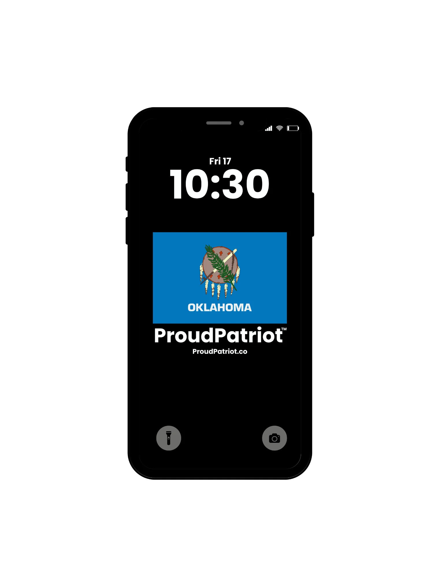 Oklahoma Proud Screensaver Dark Mode product image (1)