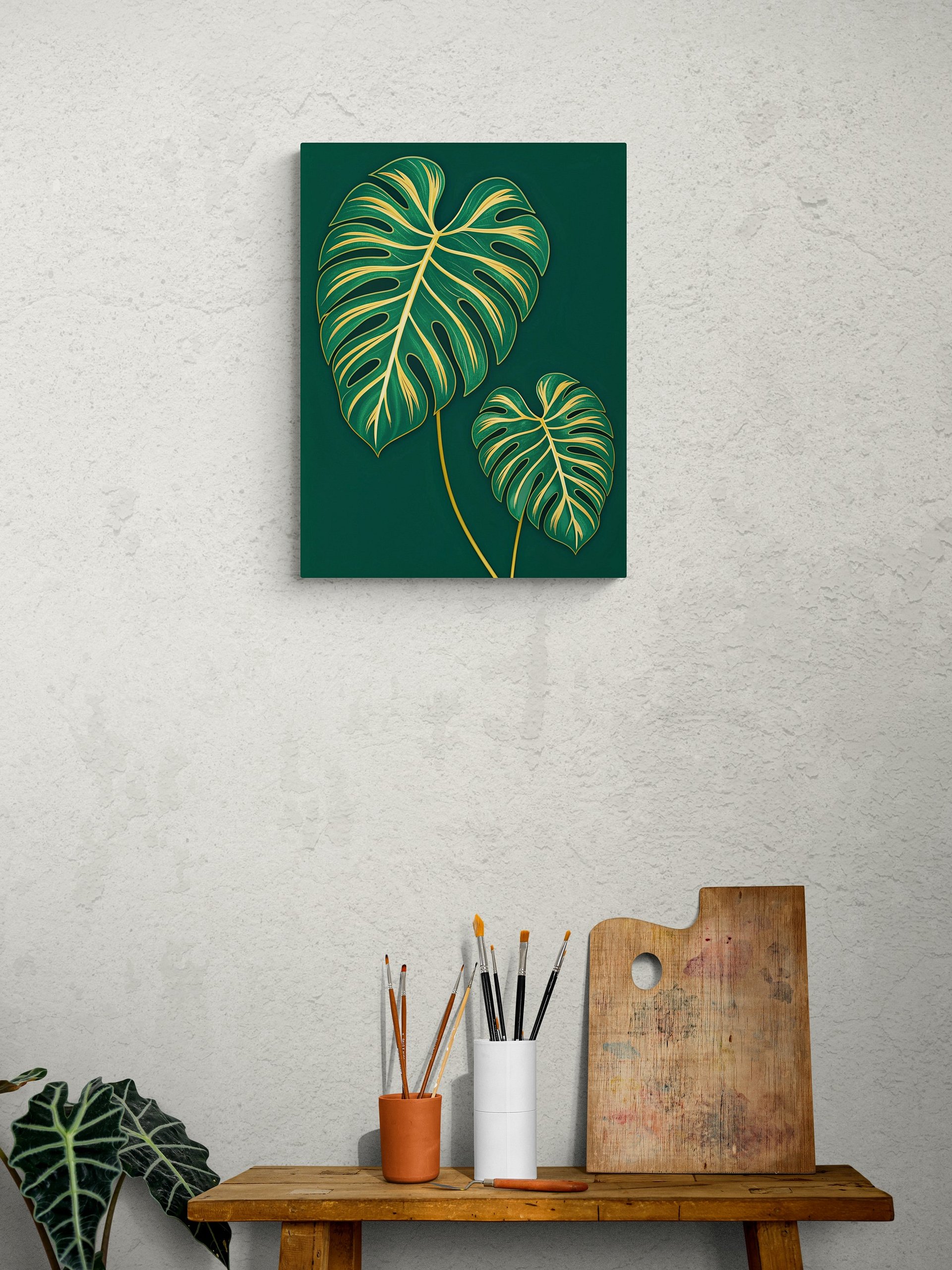 Tropical Leaves Botanical Wall Art product image (2)