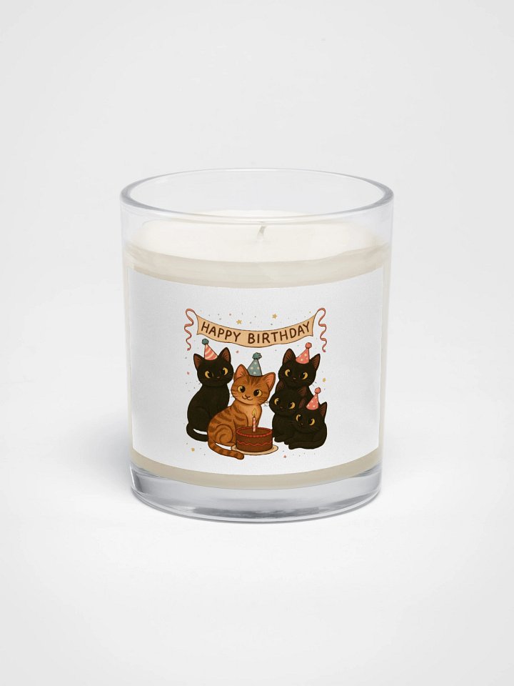 cat brigade birthday Soy Wax Candle product image (1)
