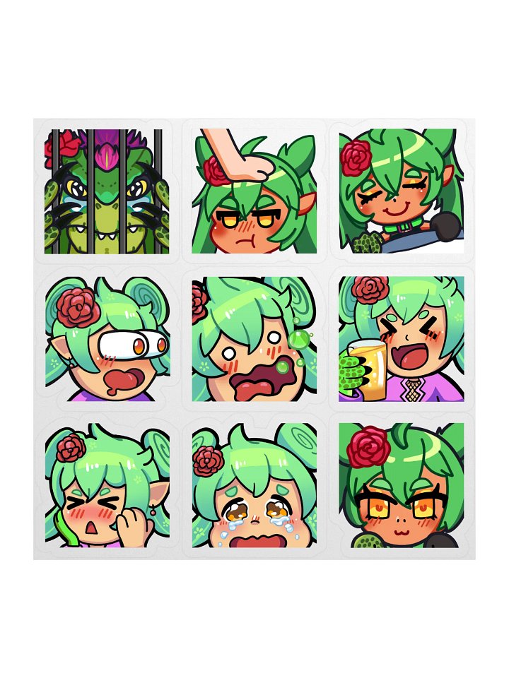 Emote Sticker Sheet product image (1)