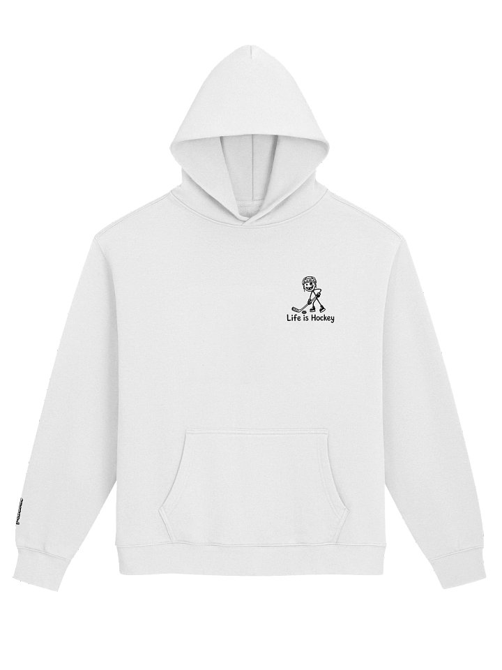 Life is Hockey Hoodie (White) product image (1)