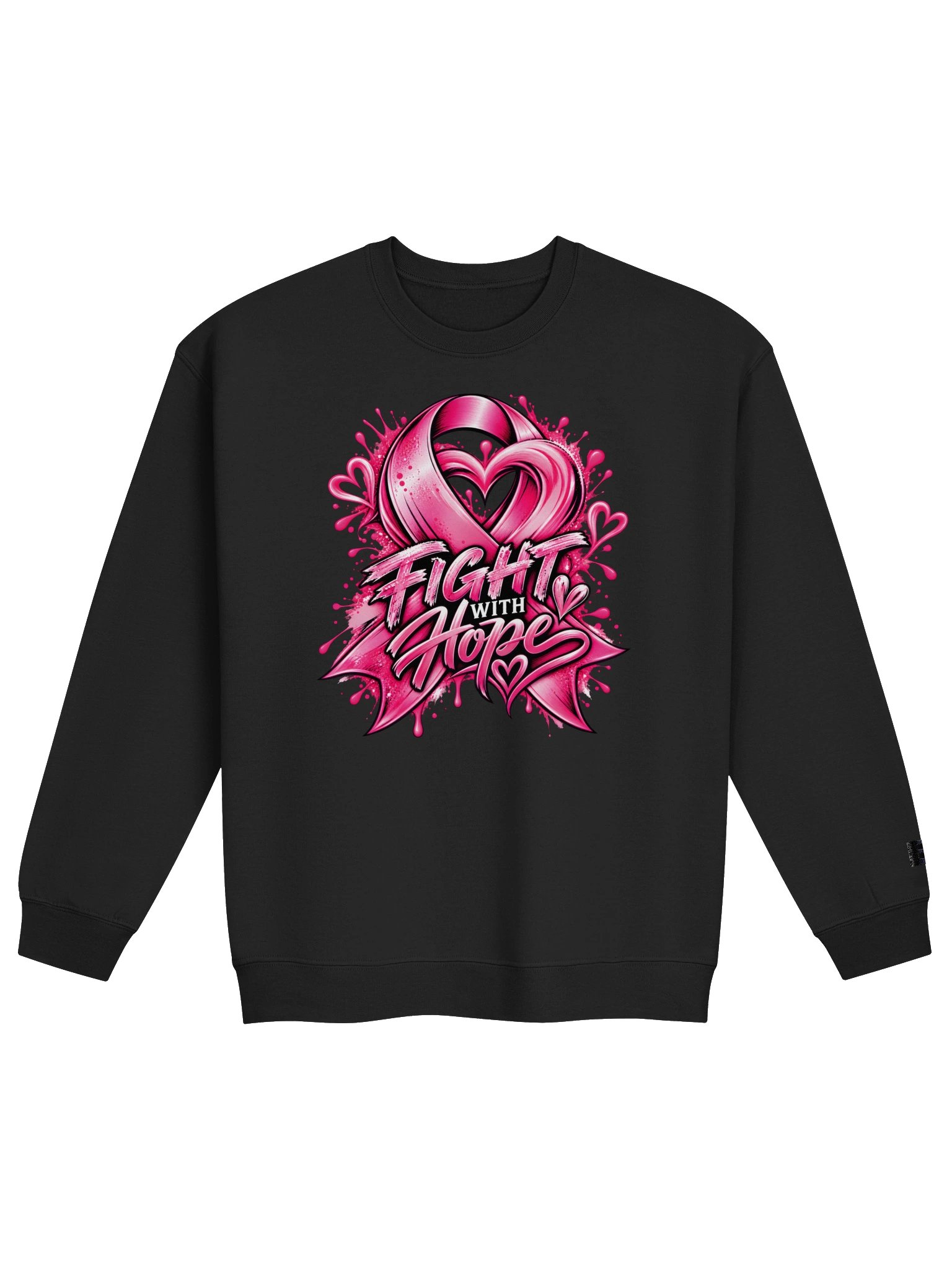 Blacktop Brand Breast Cancer Awareness Crewneck Sweatshirt product image (5)