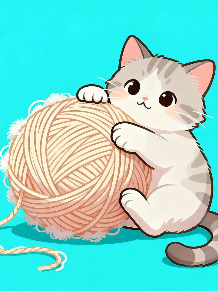 Cute Cats Coloring Book for Kids Ages 3–8: 40 Adorable Kitten Pages (8.5 x 8.5 Digital Download) product image (1)