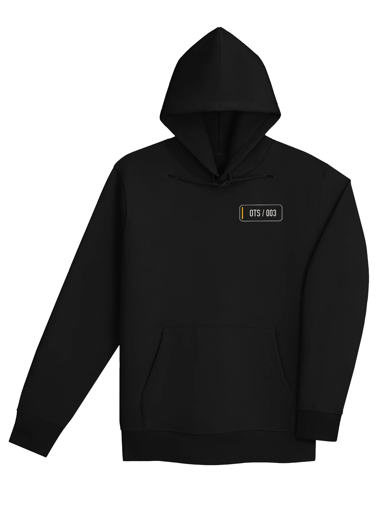 OTS 003 Minimal Black Hoodie product image (10)